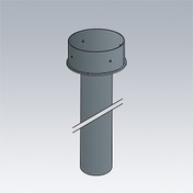 Urba, słupek — URBA BOLLARD BASE MGR 800