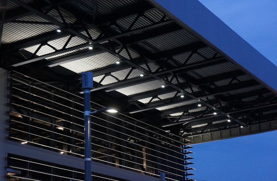 Thorn illuminates the new Adler railway station in Sochi